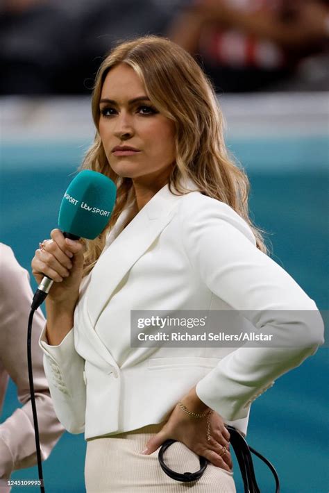 itv football presenter laura woods at the fifa world cup qatar 2022