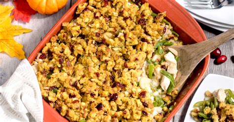 Thanksgiving Casserole With Stuffing More Healthy