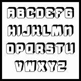 Block Printable Letters Alphabet Letter Template Printablee Stencil sketch template