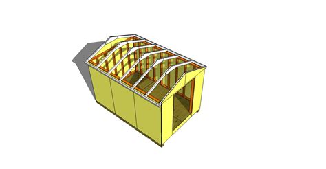 build roof trusses  storage shed haddi
