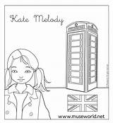 London Coloring Kate Pages Print Hellokids Color Online Drawings 73kb sketch template