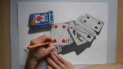 draw playing card pokerspeed painting  damian riestra youtube