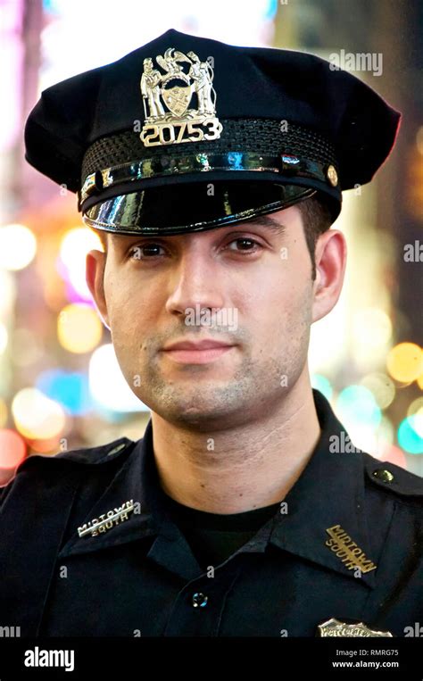 Portrait Of Nypd Police Officer S On Duty From The Roster Of New York