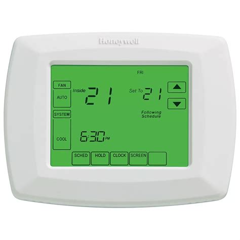 honeywell thermostat programmable sur  jours avec ecran tactile home depot canada