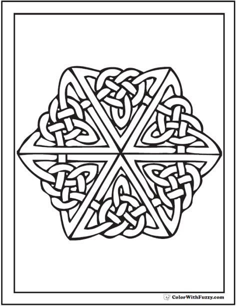 celtic coloring pages printable