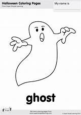 Ghost Coloring Simple Super sketch template