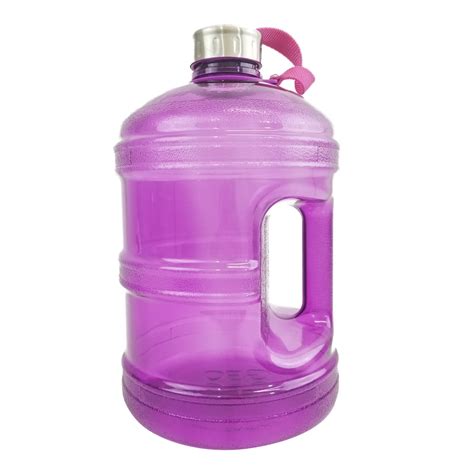 gallon bpa  reusable plastic drinking water bottle  stainless