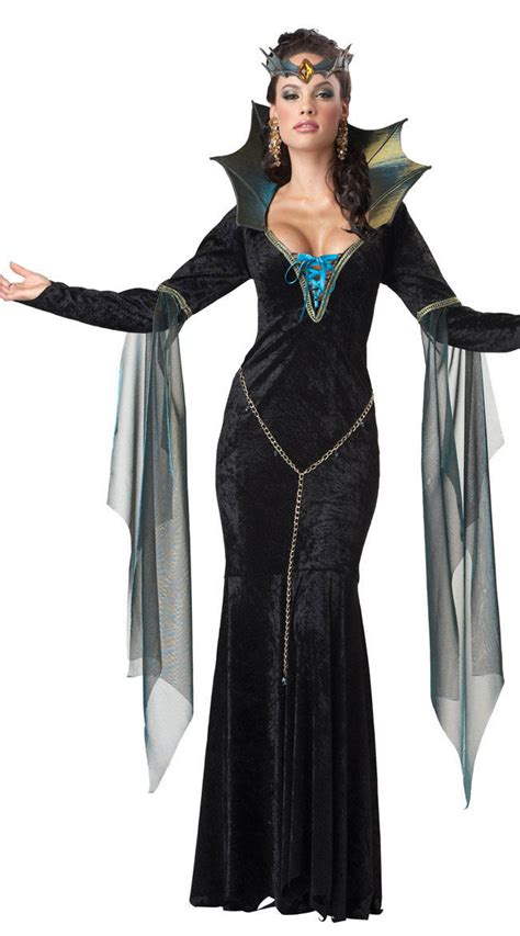 Vocole Adult Woman Halloween Sexy Deluxe Vampire Costume Queen Witch
