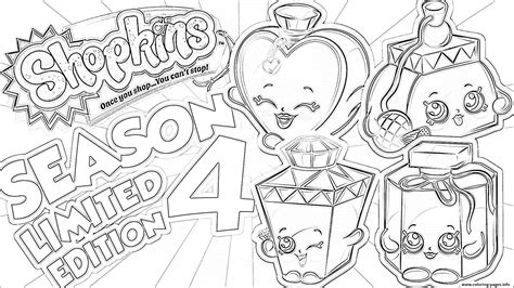 print shopkins season  limited edition coloring pages  images