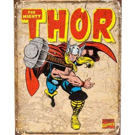 Classic Mighty Thor Metal Sign Thor Posters Comic