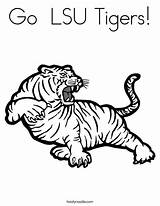 Lsu Tigers sketch template