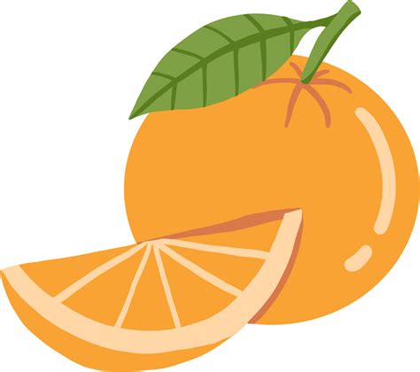 doodle desenho de esboco  mao livre de fruta laranja  png