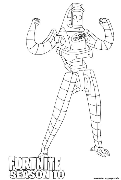 print p  fortnite season  coloring pages monster coloring pages