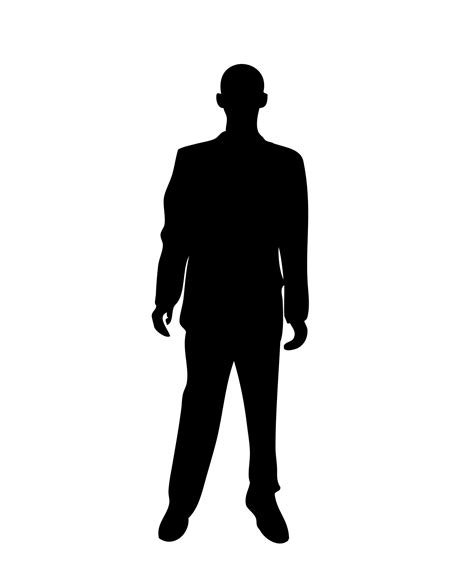 business man black silhouette  stock photo public domain pictures
