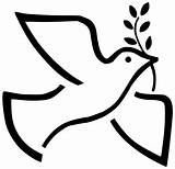 Clipart Dove Transparent Background Library Peace sketch template