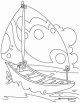 Yacht Coloring Pages Sea Kids Popular Library Clipart Color Sail Coloringhome sketch template