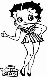 Coloring Betty Boop Pages Adult Color sketch template