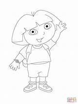 Coloring Dora Pages Diego Go Silhouettes Categories sketch template