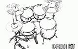 Drums Practicalscrappers sketch template