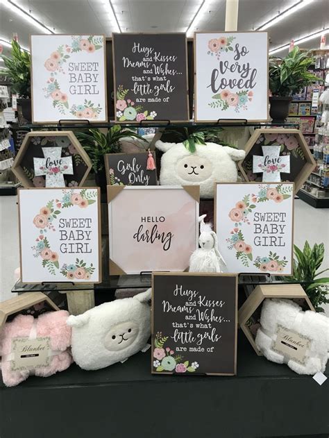 hobby lobby merchandising table displays work nursery decor girl