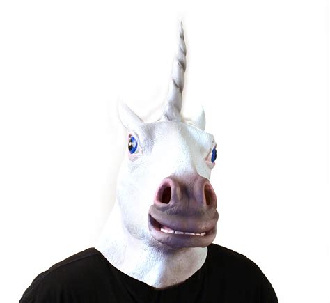 accoutrements unicorn lifesize head mask fun magic face disguise brand