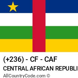 central african republic  cf country code caf  country code