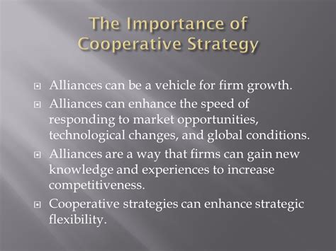 advantages  cooperative strategies lalararound