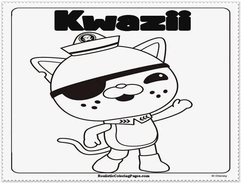 octonauts coloring pages realistic coloring pages