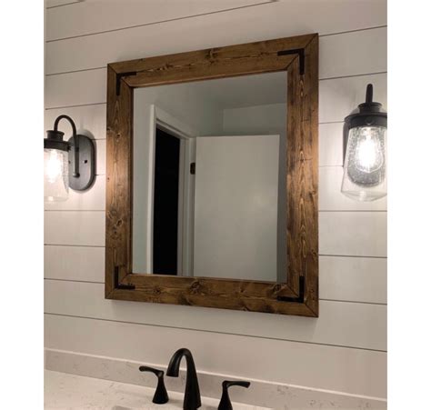 rustic mirror frames   add warmth  character   space maxipx