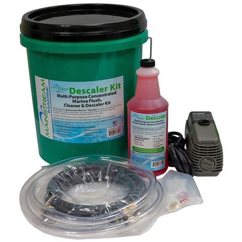 mainstream marine descaler kit descaler kit  descaling solution mixing bucket hoses