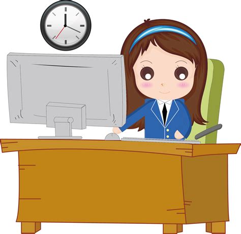 working clipart office work working office work transparent     webstockreview
