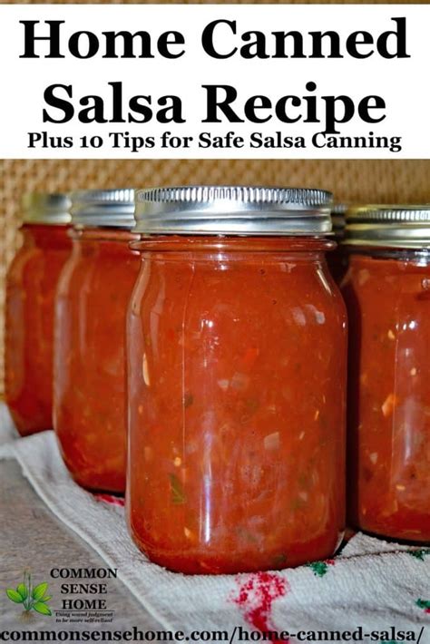 home canned salsa recipe  tips  canning salsa safely recipe   canning salsa