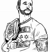 Coloring Pages Roman Reigns Wwe Orton Randy Diva Wrestling Rockabilly Printable John Getcolorings Belt Getdrawings Cena Rock Sheets Colorings Color sketch template