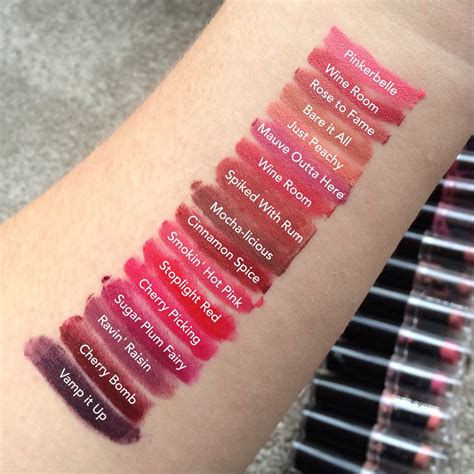 Wet N Wild Lipstick Swatches Makeup Products Pinterest