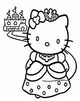 Coloring Kitty Hello Ballerina Pages Popular sketch template