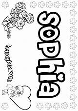 Sophia Coloring Pages Name Hellokids Color Letter Girls Enjoy Wonderful Welcome Print Online Template sketch template