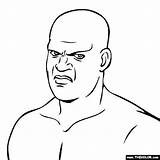 Kane Coloring Pages Wwe Online Try Projects People Super Color Celebs Choose Board Rey Mysterio sketch template