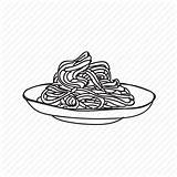 Noodles Chow sketch template