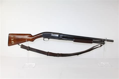 winchester  riot shotgun cr antique  ancestry guns