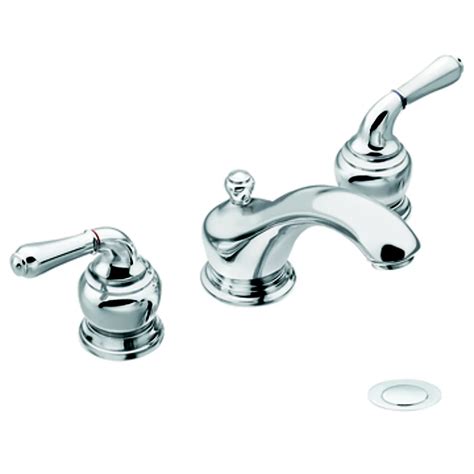 moen monticello widespread  handle bathroom faucet  chrome finish  home depot canada