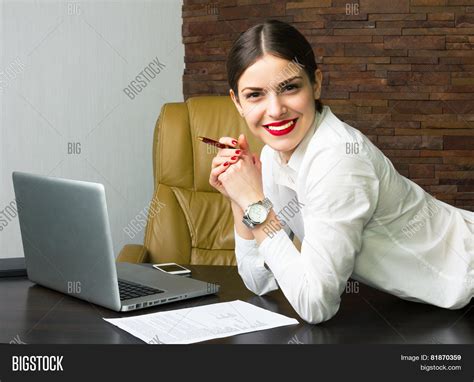 office lady image photo  trial bigstock