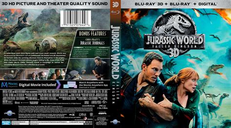 Jurassic World Fallen Kingdom 3d Bluray Cover Addict