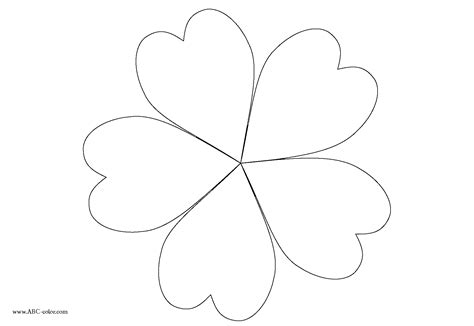 petals coloring coloring pages