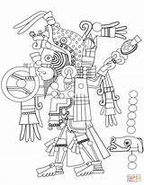 Aztec Coloring Pages Mexican Culture Mexico Kids Color Printable Sheet Drawing Dot sketch template