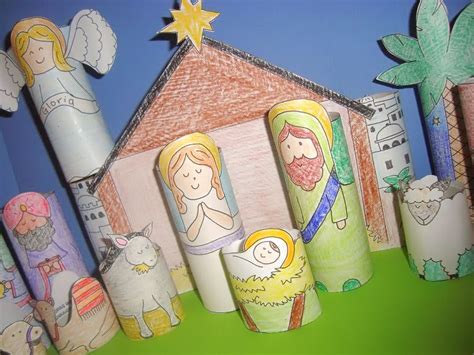 diy printable nativity  kids