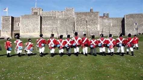 foot guards drill  dover castle youtube