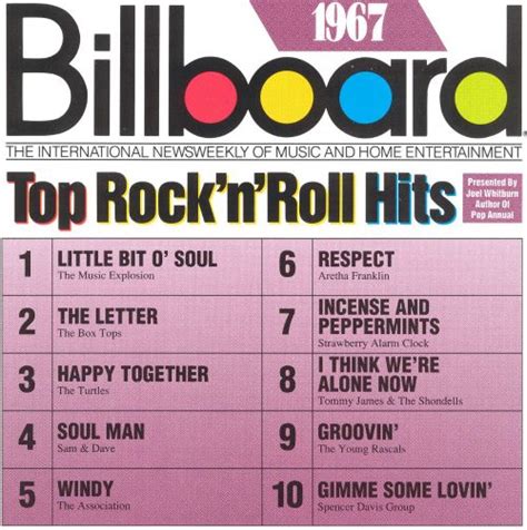 billboard top rock n roll hits 1967 various artists