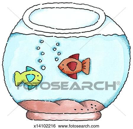 fish bowl stock illustration  fotosearch