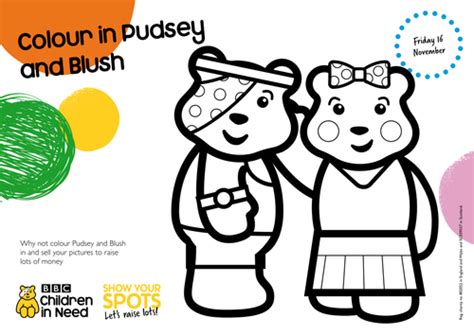 pudsey bear colouring pictures  print  coloring pages
