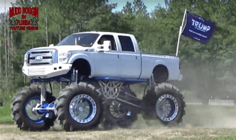 this million dollar monster ford mud truck doesn t make
